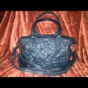 Blue Day Mood over the shoulder purses